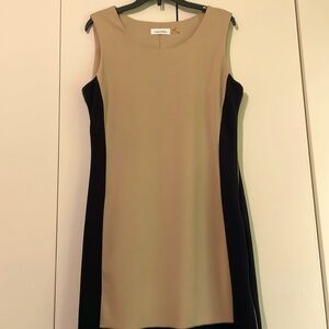 Business/ casual dress with side zippers.